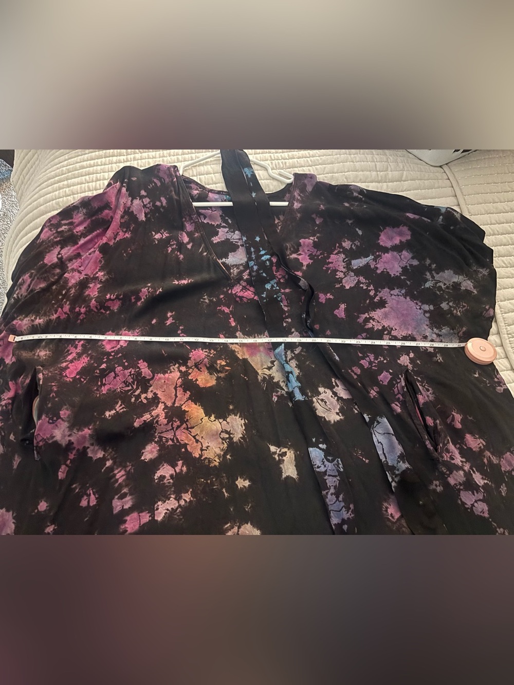 Multicolor Tie-Dye Kaftan Dress - Picture 7 of 7